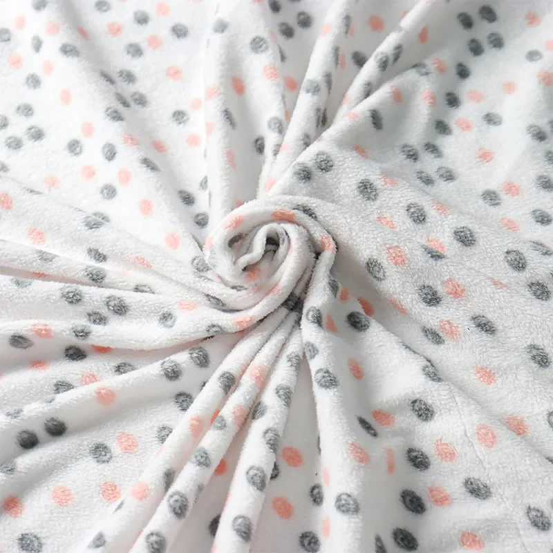 100% polyesterová potištěná tkanina Polar Fleece