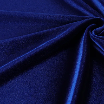 90%polyester 10%spandex Velvet Fabric