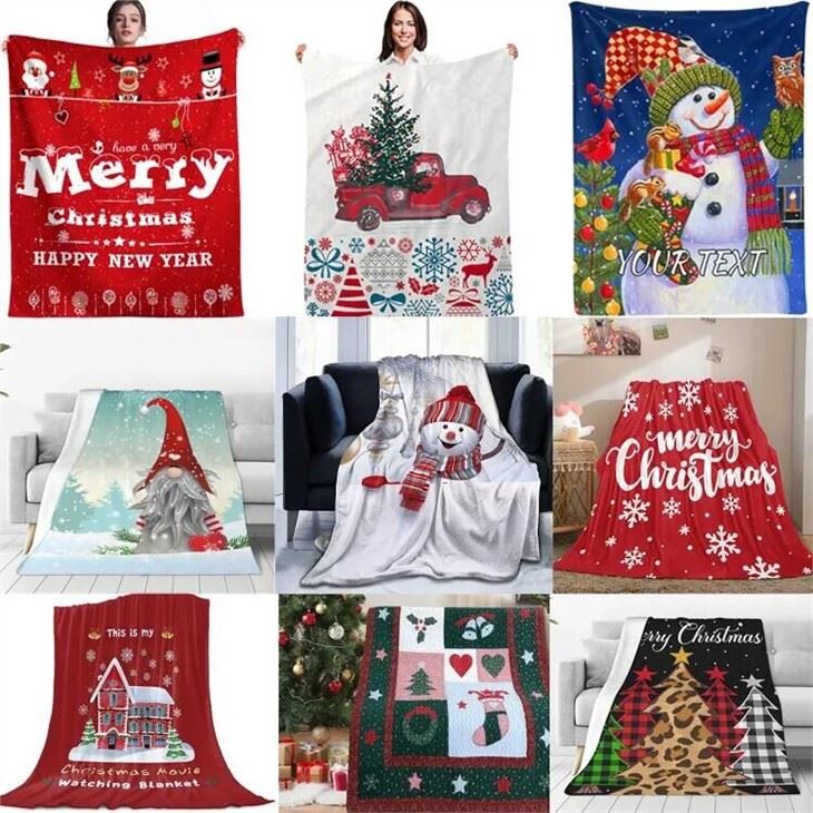 	Christmas Flannel Blanket Free Sample