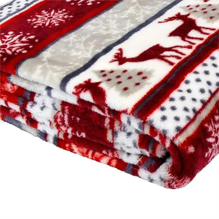 China 	Christmas Flannel Blanket