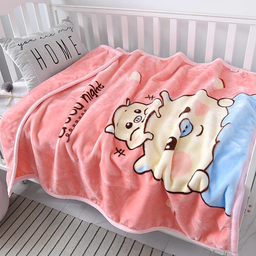 Double Layer Raschel Baby Blanket