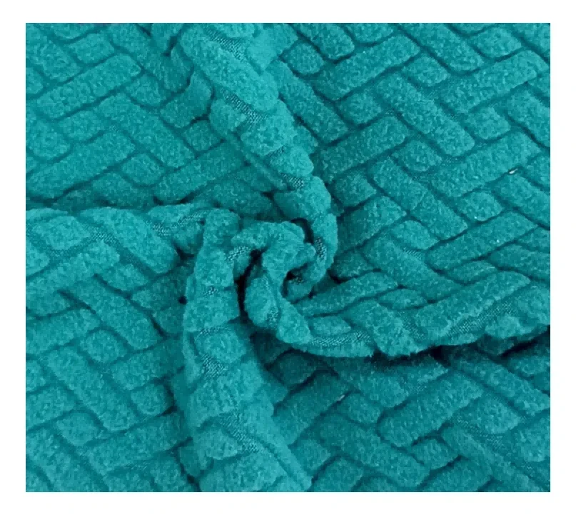 Jacquard Polar Fleece Tkanina Polar Fleece s kapací jehlou