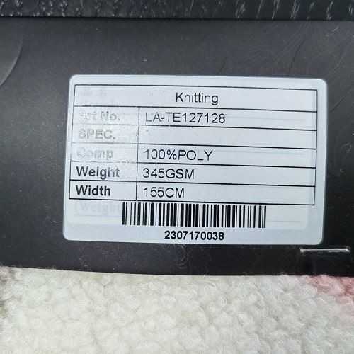 Jacquard Sherpa Fabric