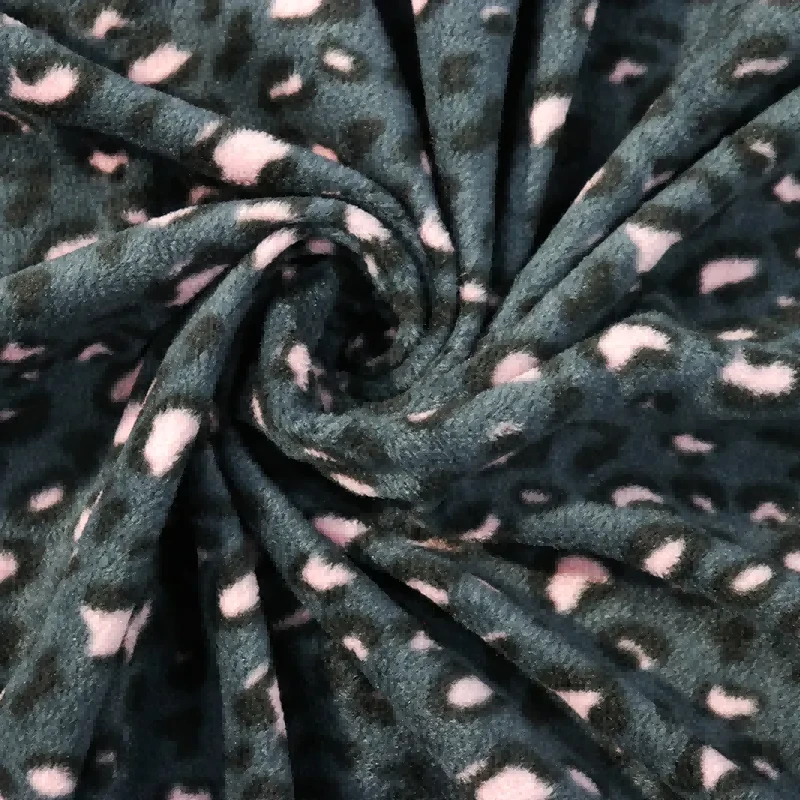 Tkanina s leopardím vzorem Polar Fleece