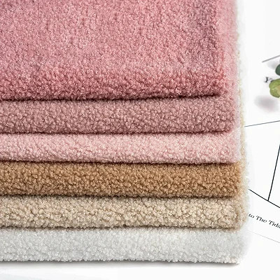 Recyklovaný polyester Sherpa Fleece Fabric