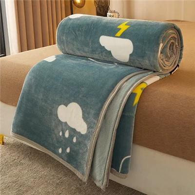 Coral Fleece Throw