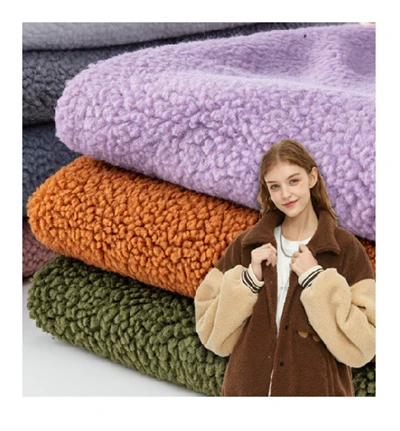 Fuzzy extra teplá žakárová látka Sherpa
