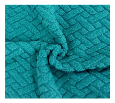Jacquard Polar Fleece Tkanina Polar Fleece s kapací jehlou