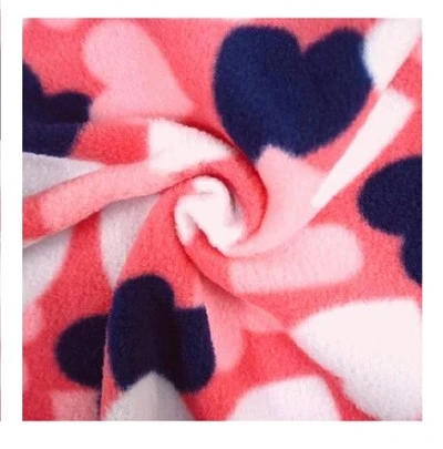 Love Print Double Faced Polar Fleece Fabric