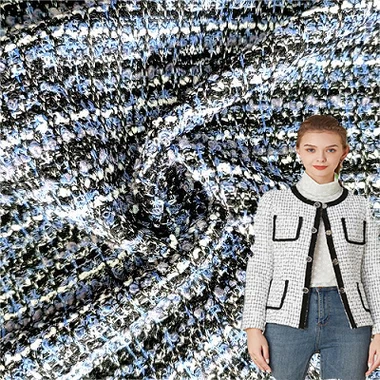 Tweedová látka pro bundu a šaty