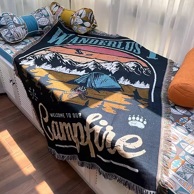 Tassel Tapestry přikrývka